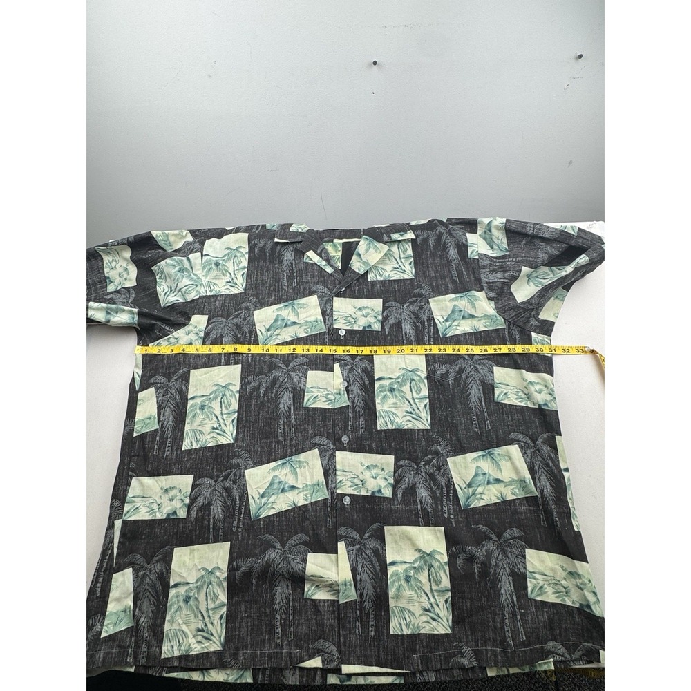Nui Nalu Hawaiian Shirt Mens 4XL Floral Palm Trees Camp Vintage USA Aloha - Picture 7 of 14